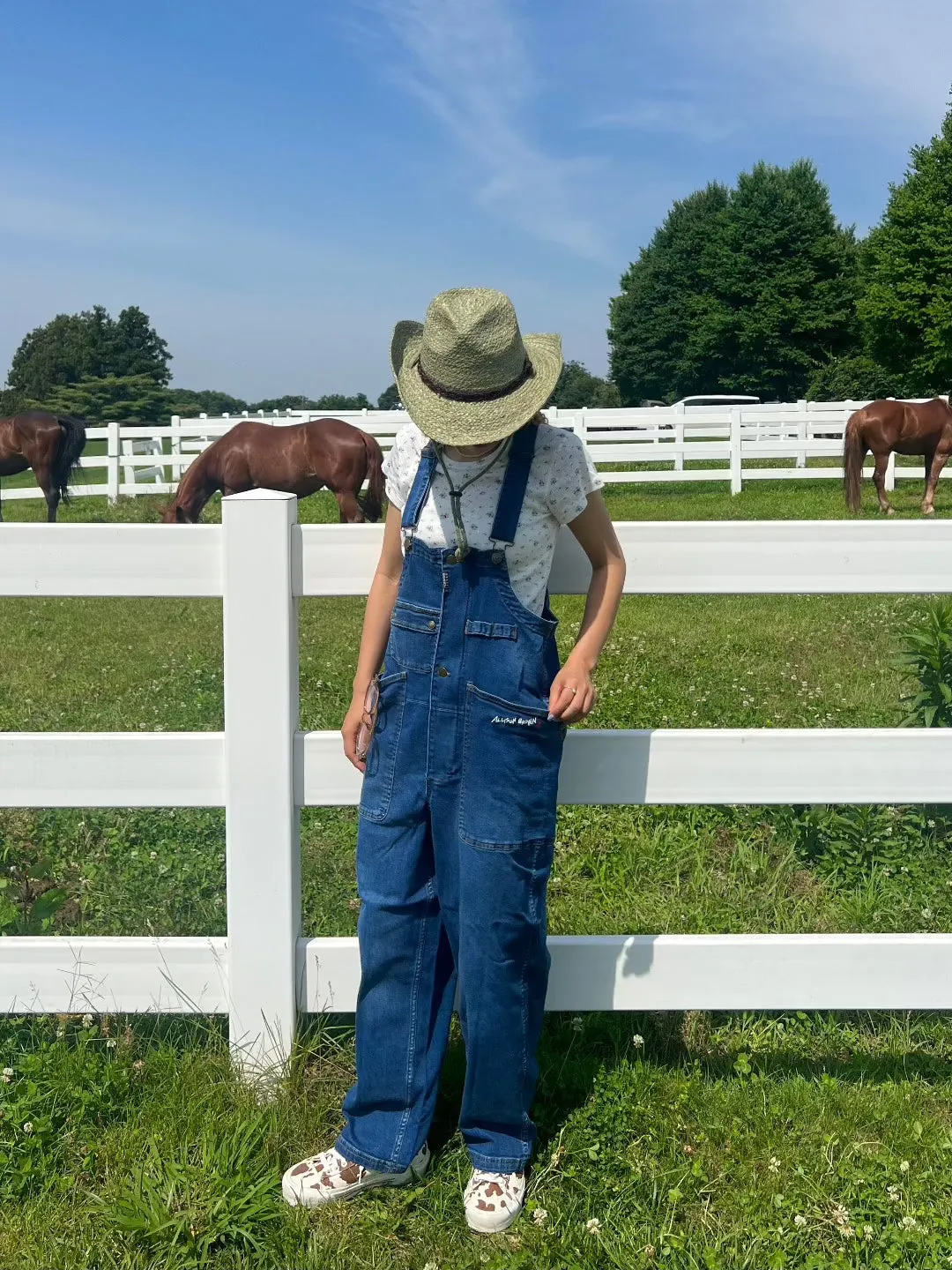 ALLISON BROWN  Embroidery Logo Overall