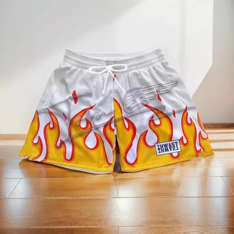Breathable Men's Luxury Summer Sports Shorts - 3XL
