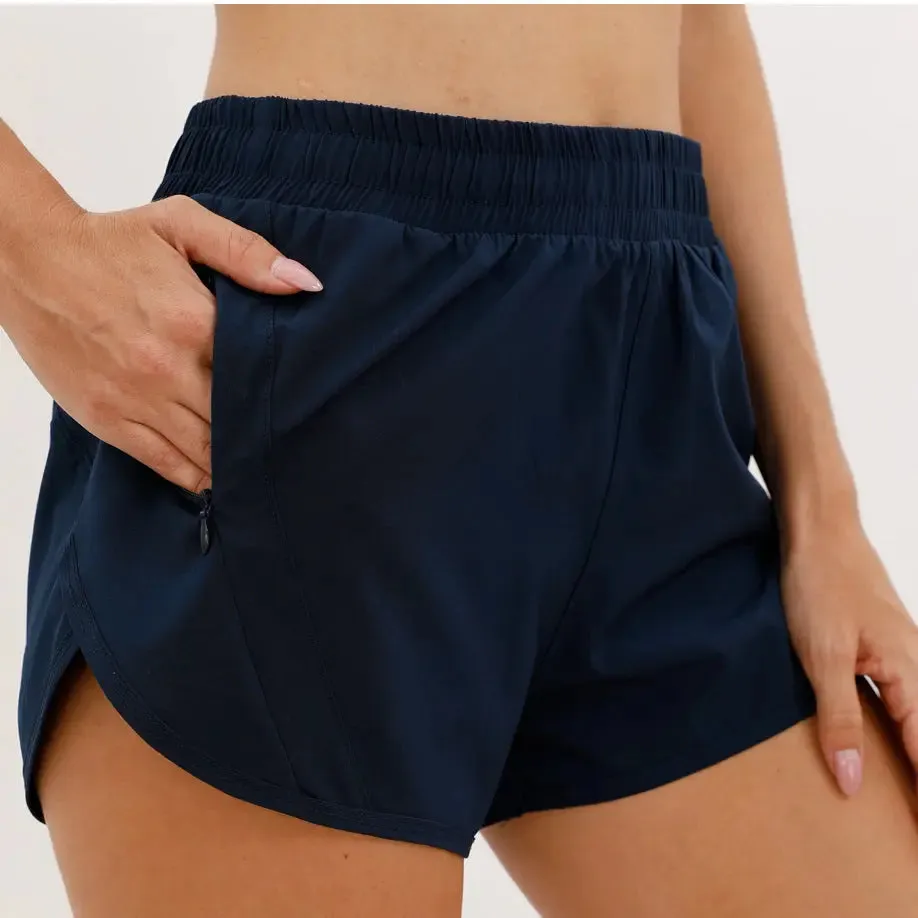 Breathable Women's Running Shorts with Pockets