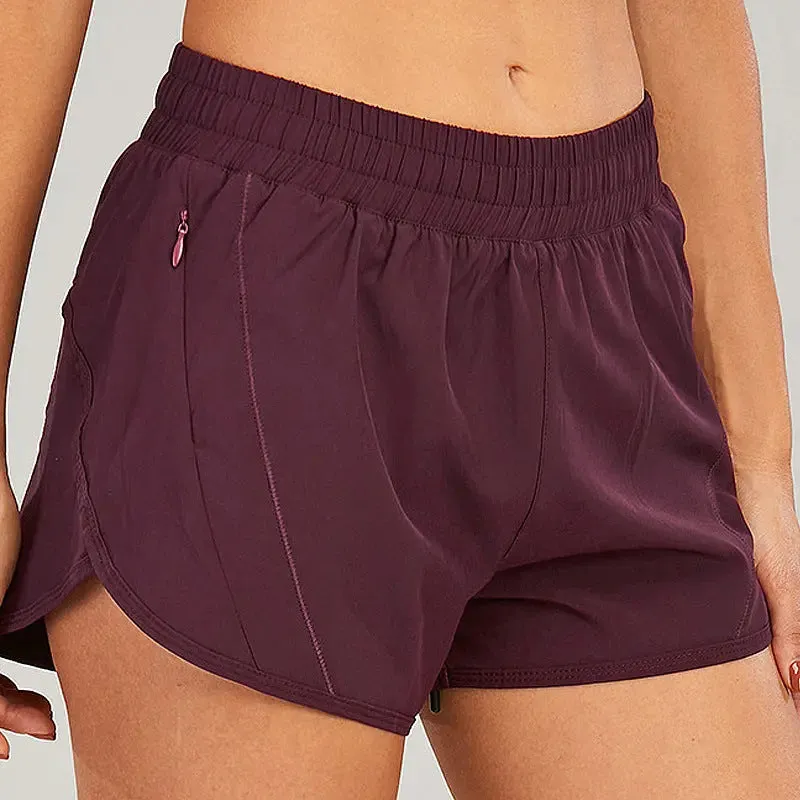 Breathable Women's Running Shorts with Pockets