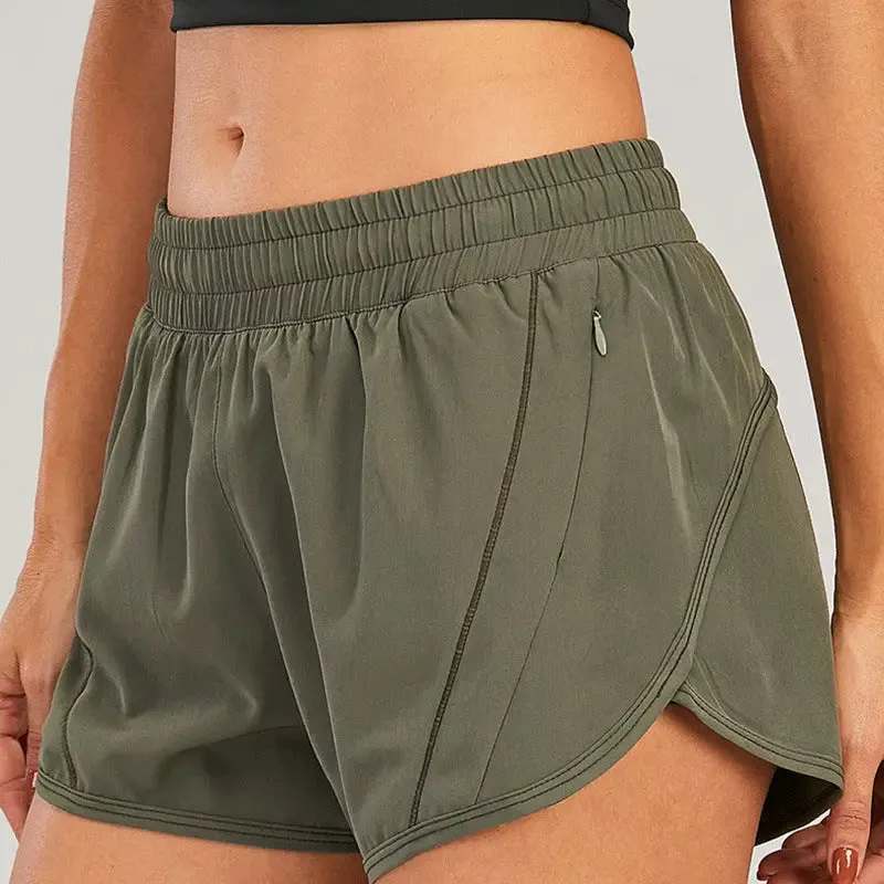 Breathable Women's Running Shorts with Pockets