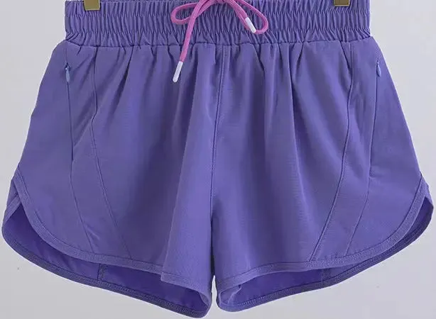 Breathable Women's Running Shorts with Pockets