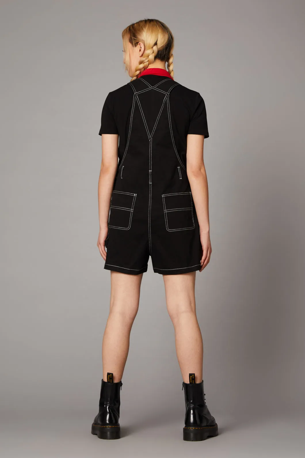 Contrast Stitch Overall