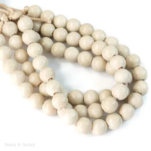 Dakota Stones River Stone Large Hole Bead Round 8mm (8-Inch Strand)