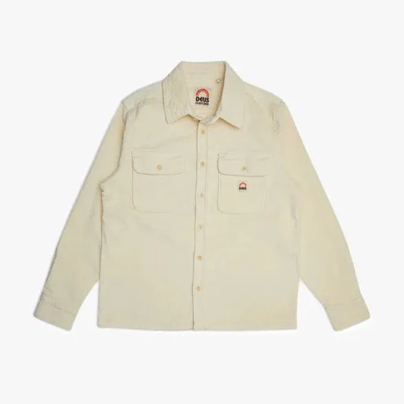 Deus Vacay Cord Shirt - Dirty White