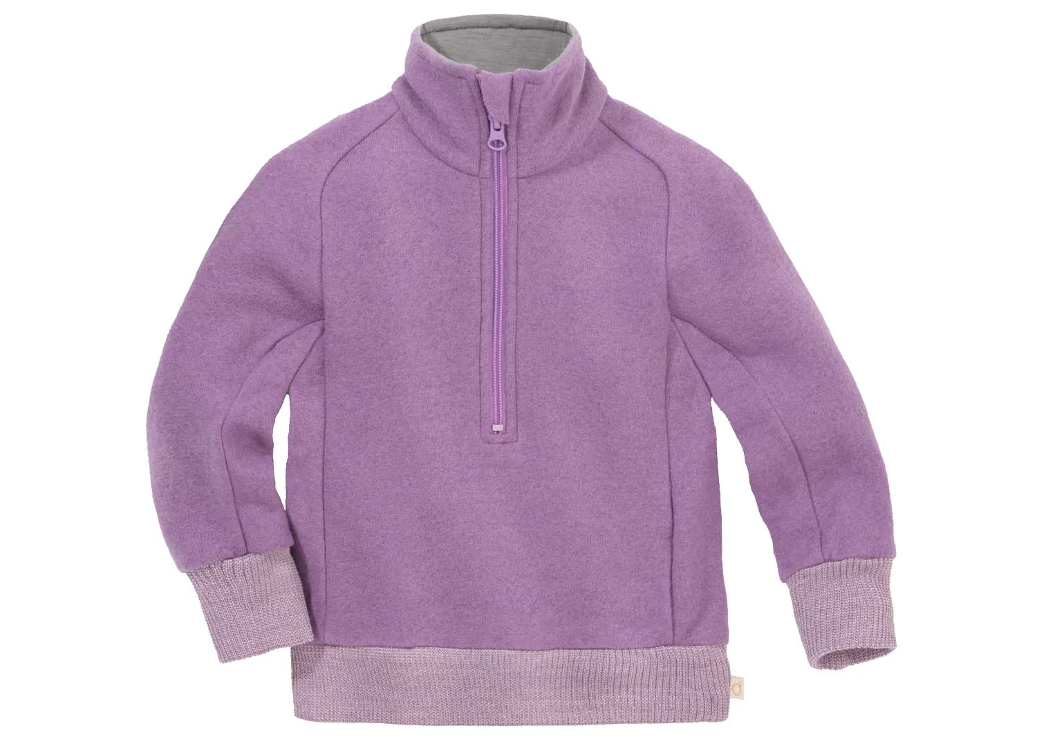 Disana Merino Wool Half-Zipper Sweater