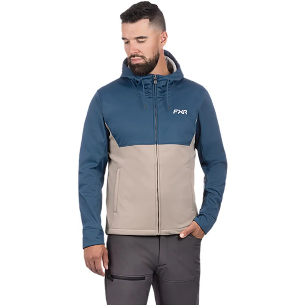 FXR Hydrogen Softshell Jacket Dark Steel/Stone Blue
