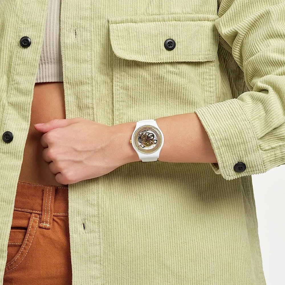 Golden Rings White