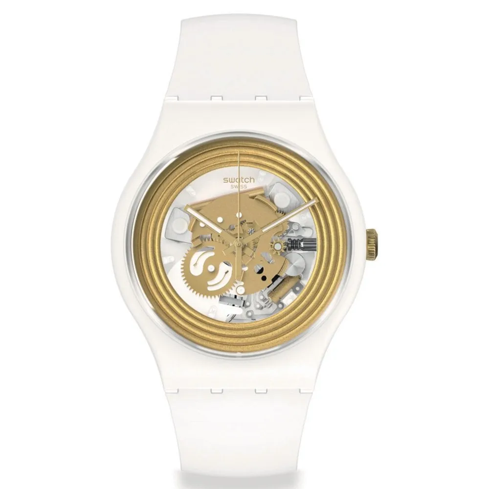 Golden Rings White