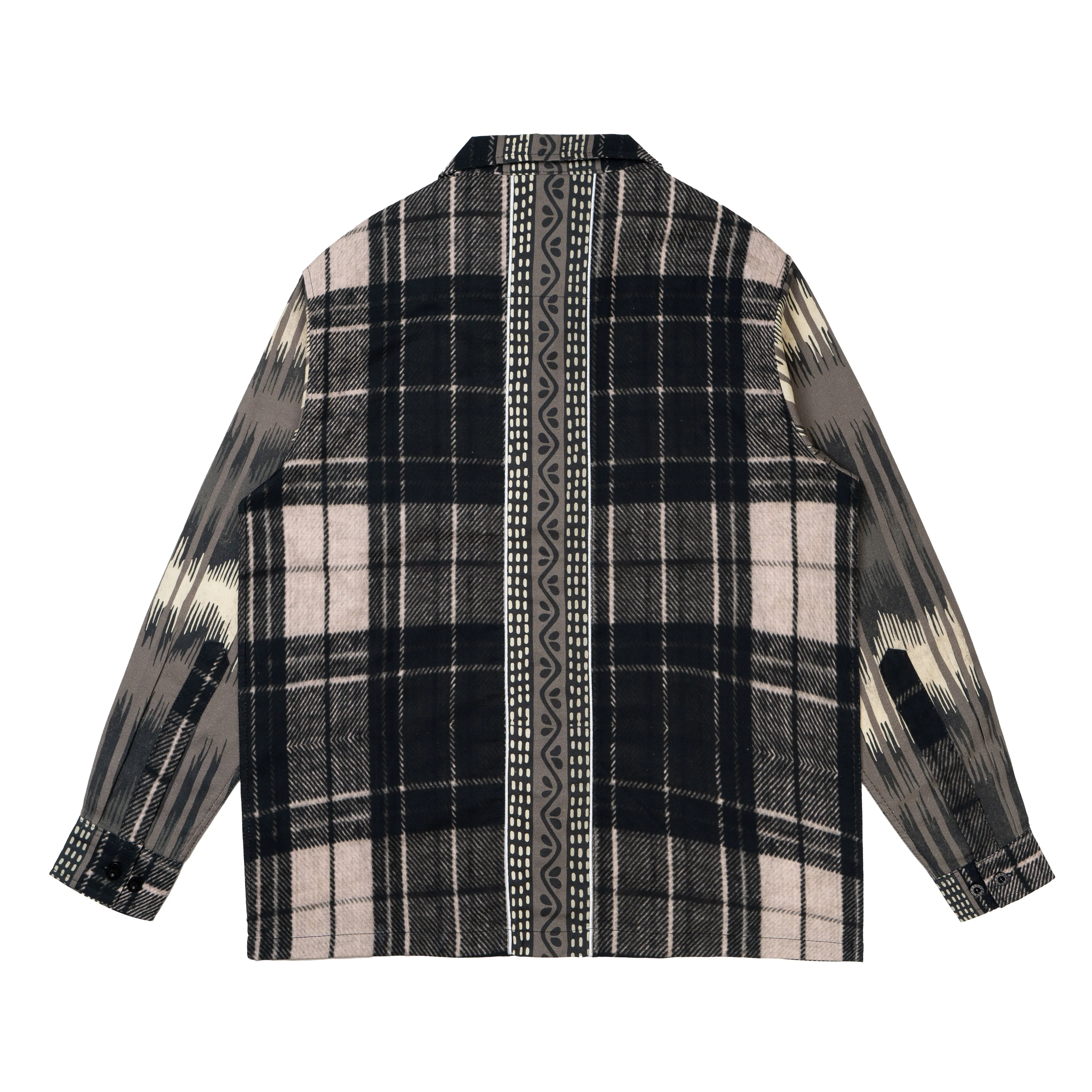 IKAT L/S Linen Shirt [Black]