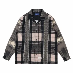 IKAT L/S Linen Shirt [Black]