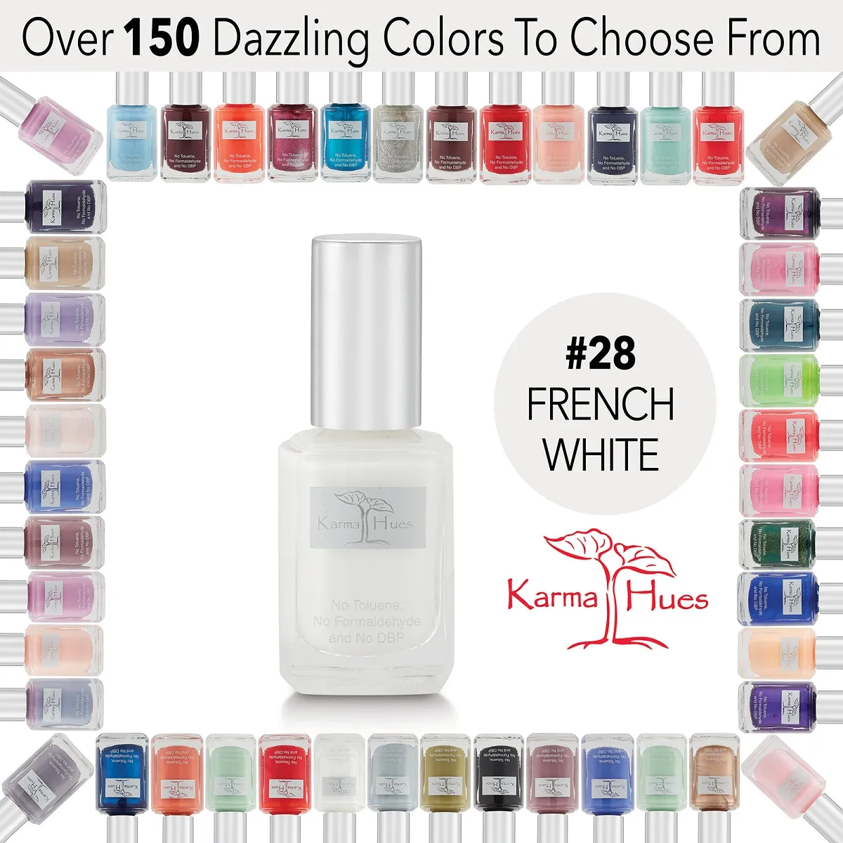 Karma Naturals Nail Polish - French White