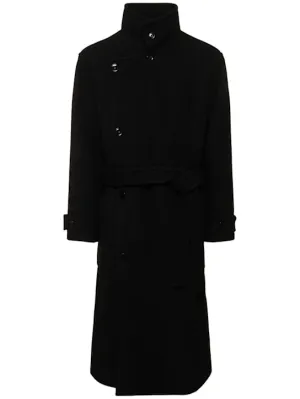 Lemaire   Wool blend wrap coat 