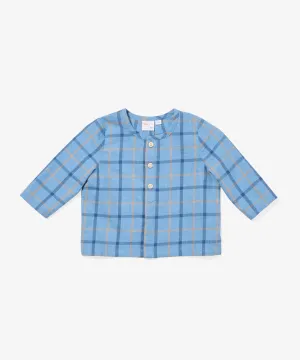 Lupo Baby Shirt, Autumn Plaid