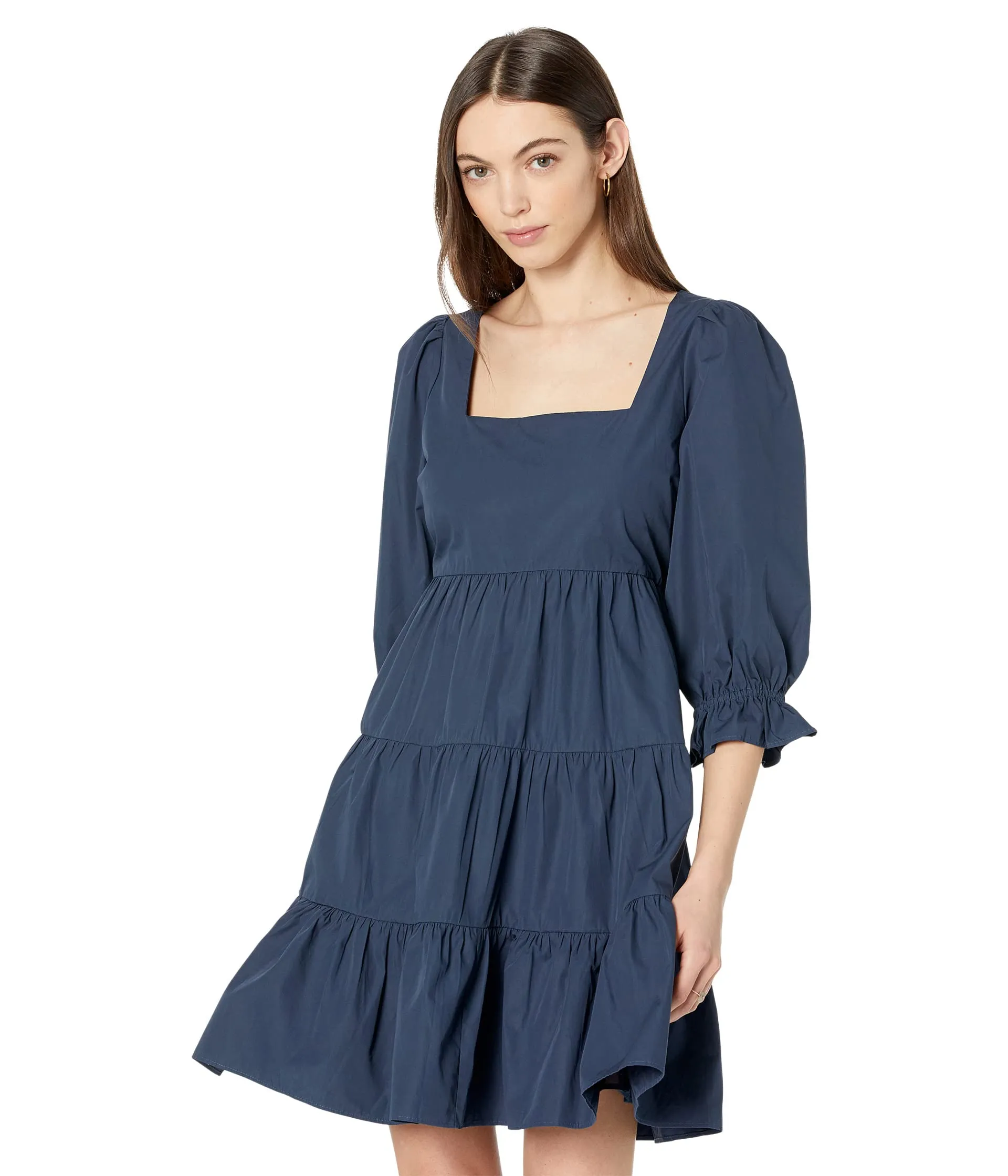 Madewell Dress, Poplin Lizzie Babydoll Dress