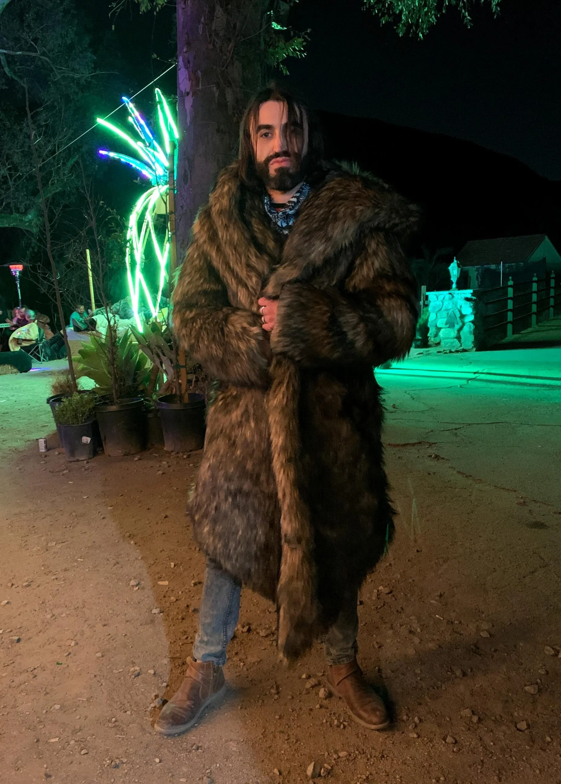 Men's Desert Warrior Coat in "Mountian Coyote"