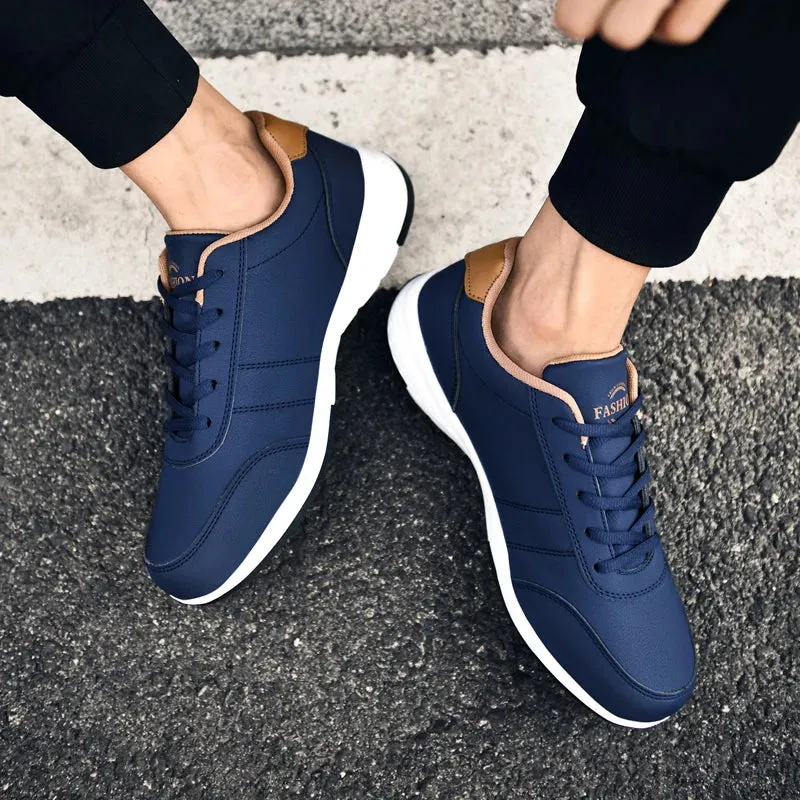 Men's Leather Lightweight Breathable Shoes
