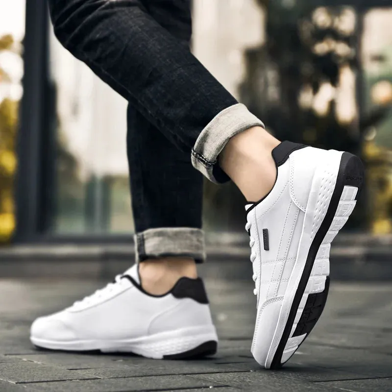 Men's Leather Lightweight Breathable Shoes