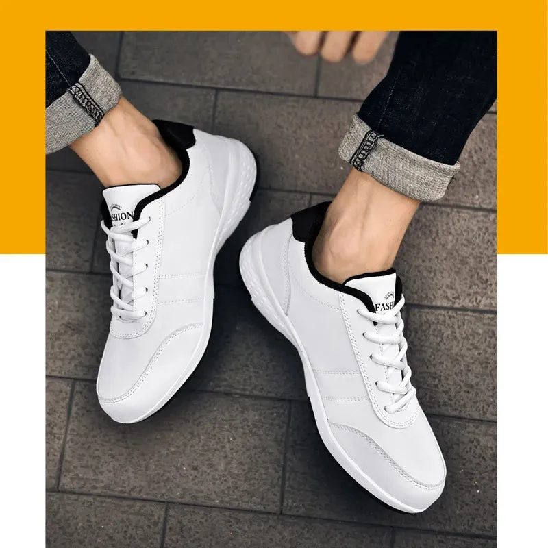 Men's Leather Lightweight Breathable Shoes