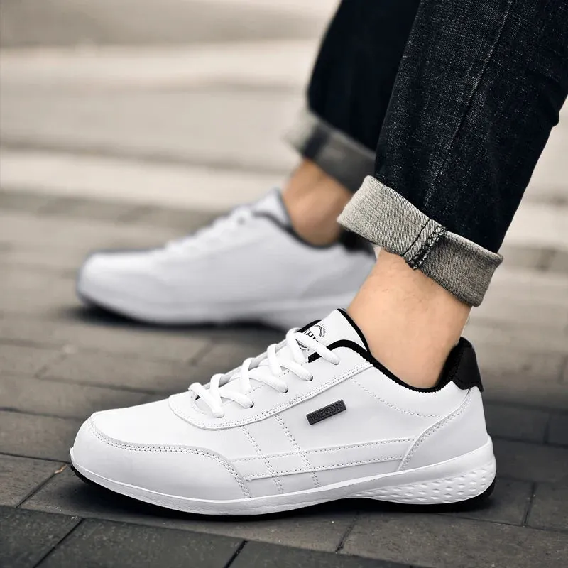 Men's Leather Lightweight Breathable Shoes