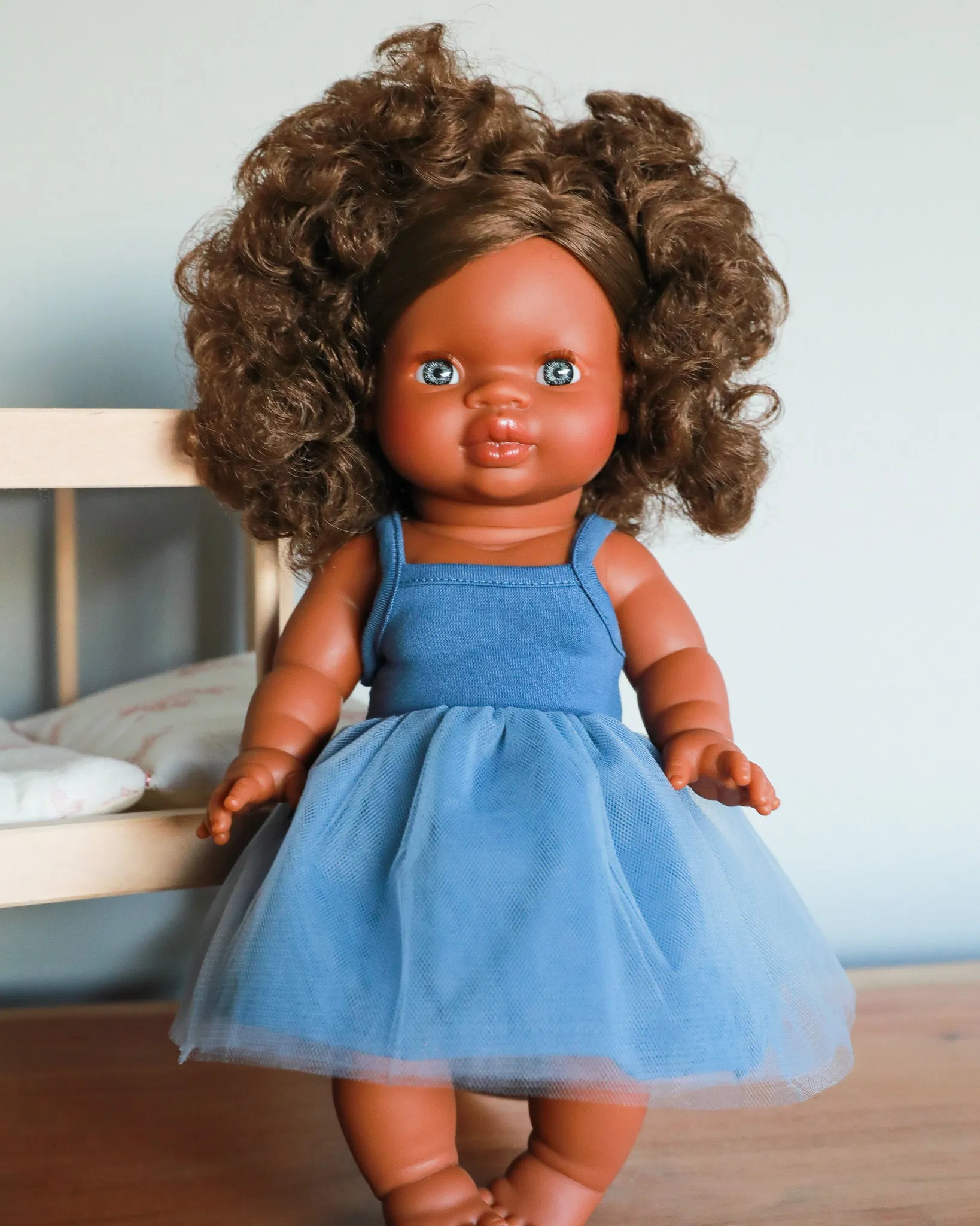 Minikane Doll Clothes | Doll Tutu Dress - Blue