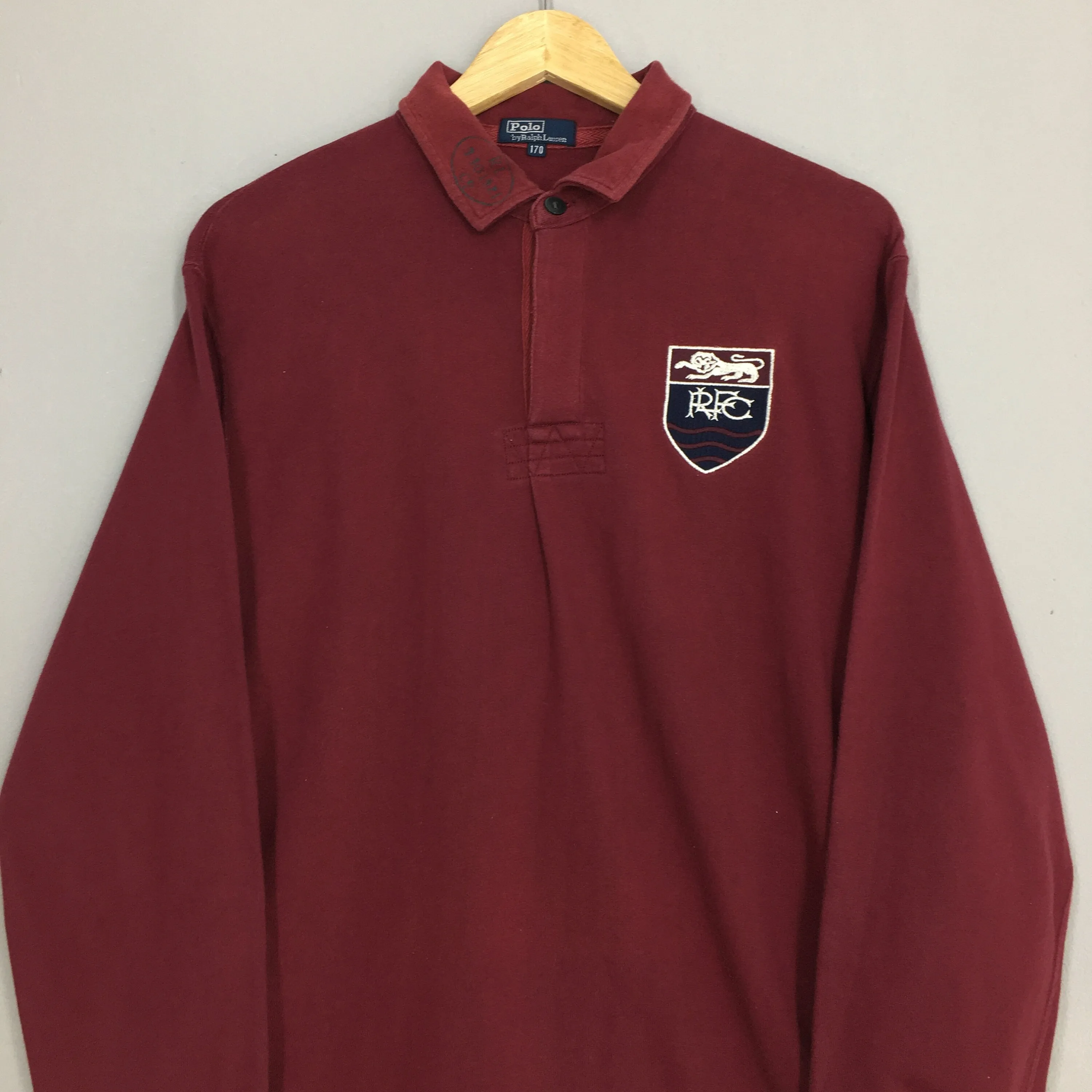 Polo Ralph Lauren Rugby Burgundy Shirt Medium