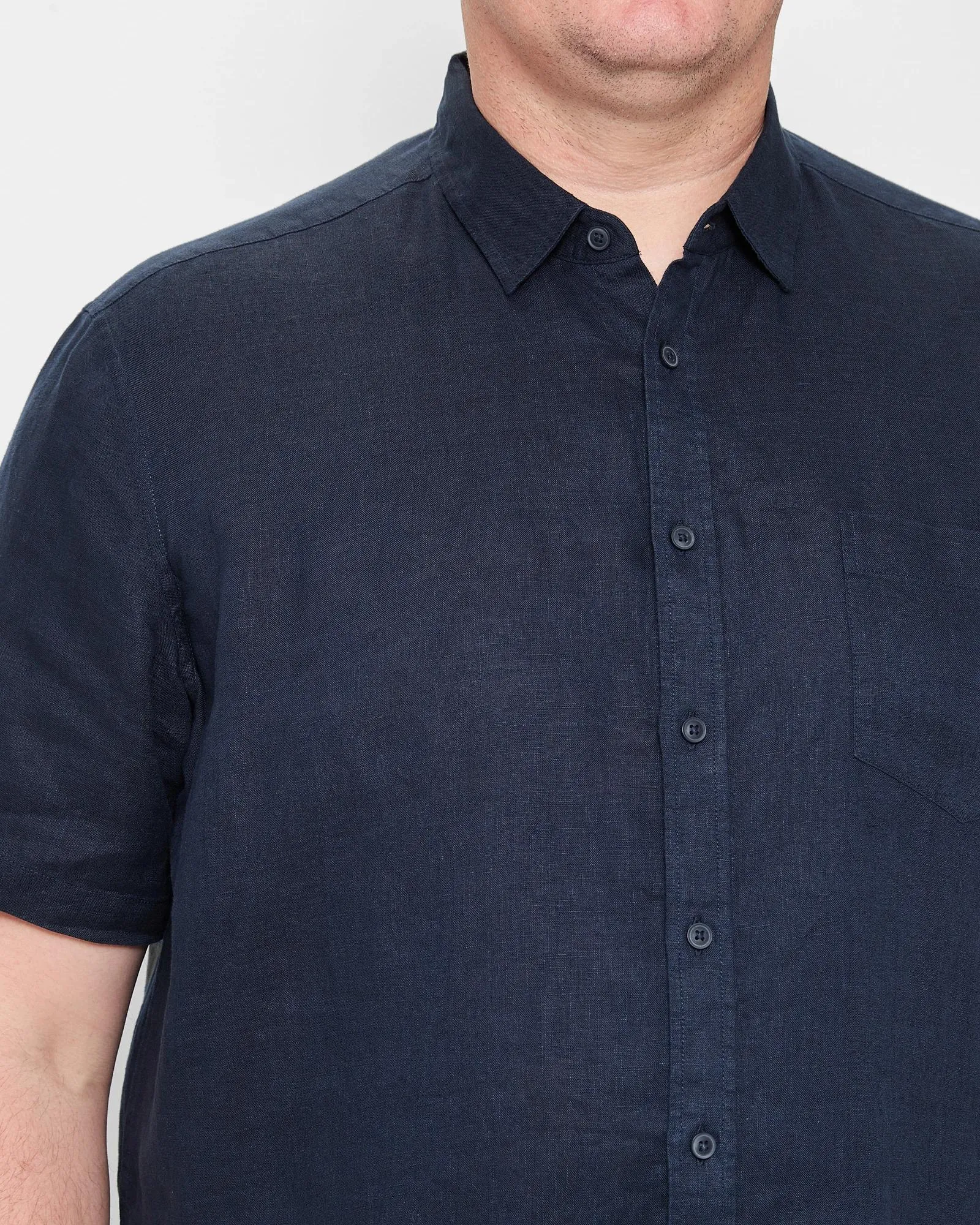 popular  Plus European Linen Shirt