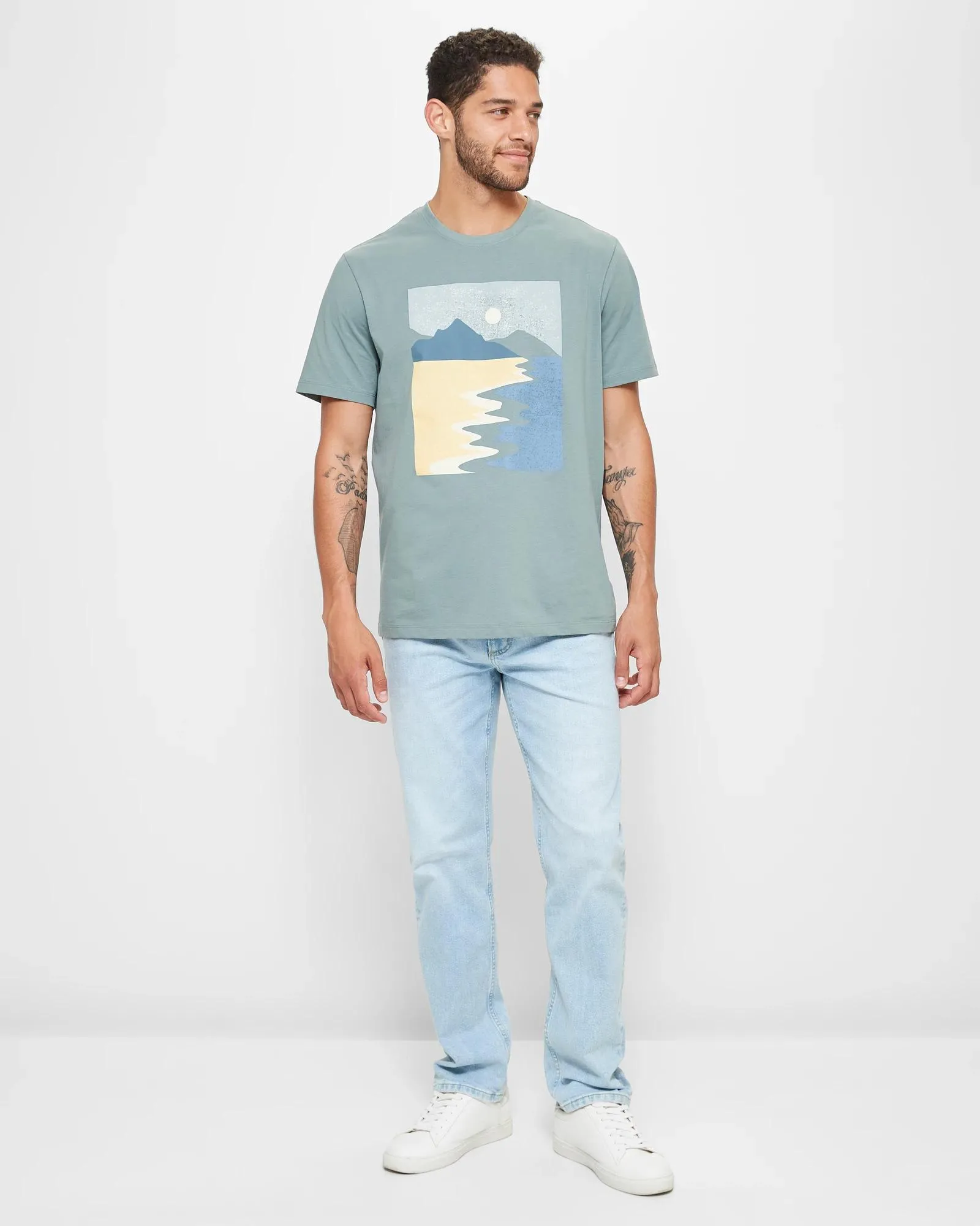 popular  Shoreline Print T-Shirt