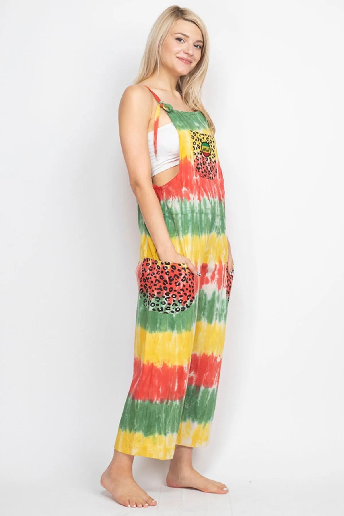 Rasta Tie-Dye Overall