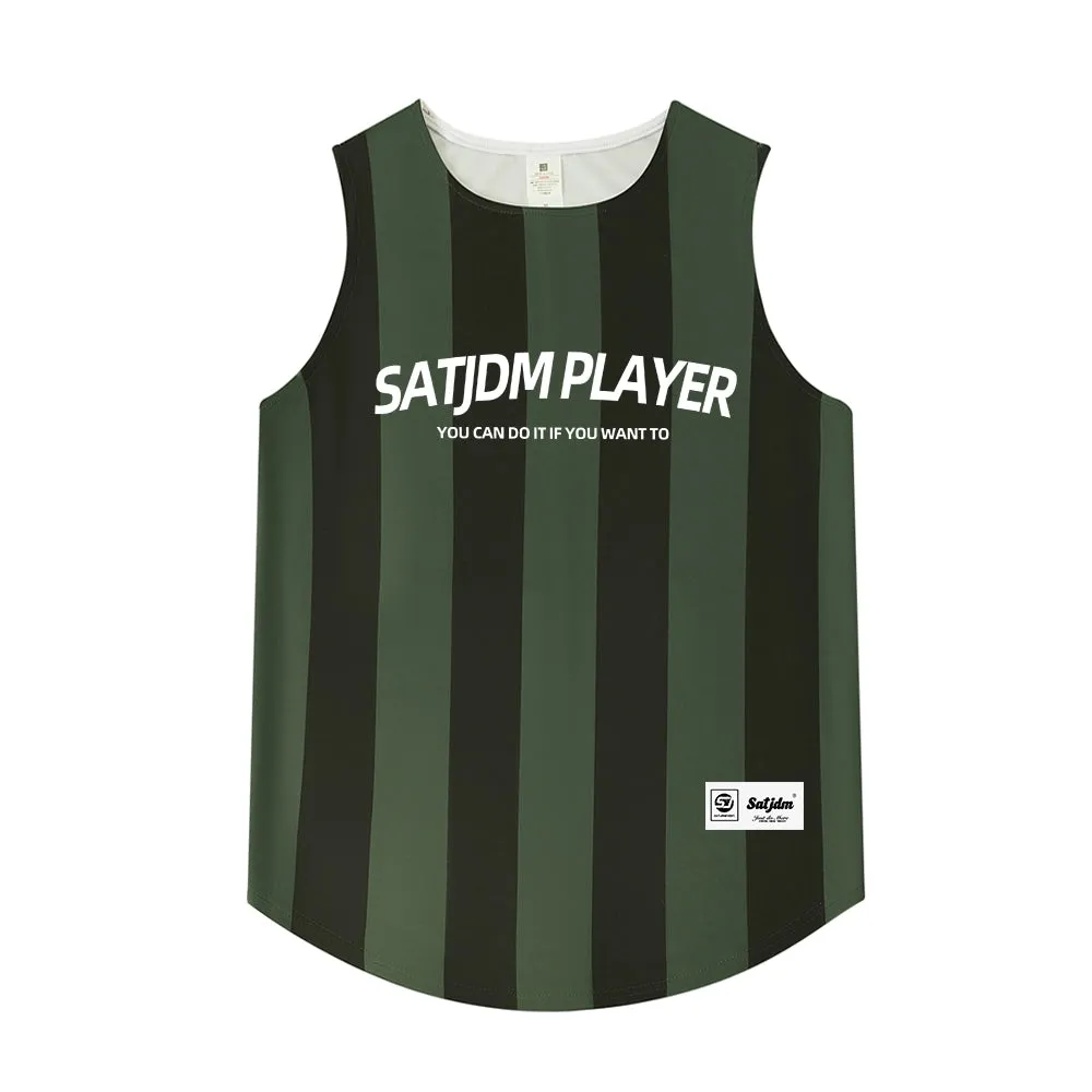 SATJDM Breathable Basketball Football Training T-Shirt for Gym, American Style