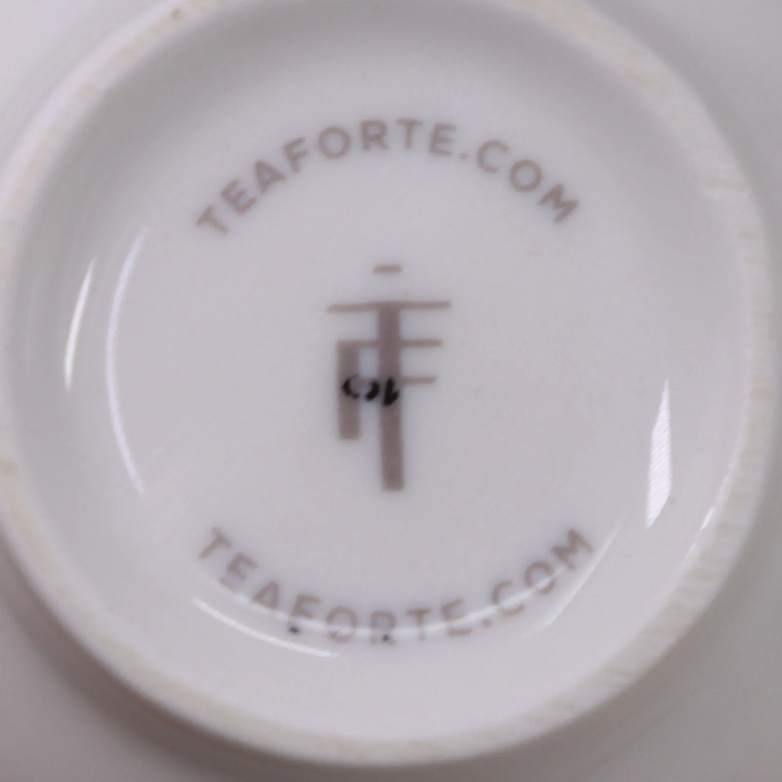 Tea Forte Bone White Porcelain Cafe Tea Cup with Holed Lid teaforte.com