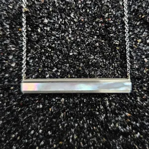 The Unparalleled Necklace (White Mother of Pearl & 14k White Gold)