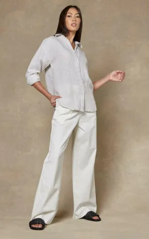 Tilbury Oatmeal Stripe Shirt