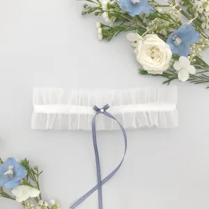Tulle wedding garter - 'Ellé'