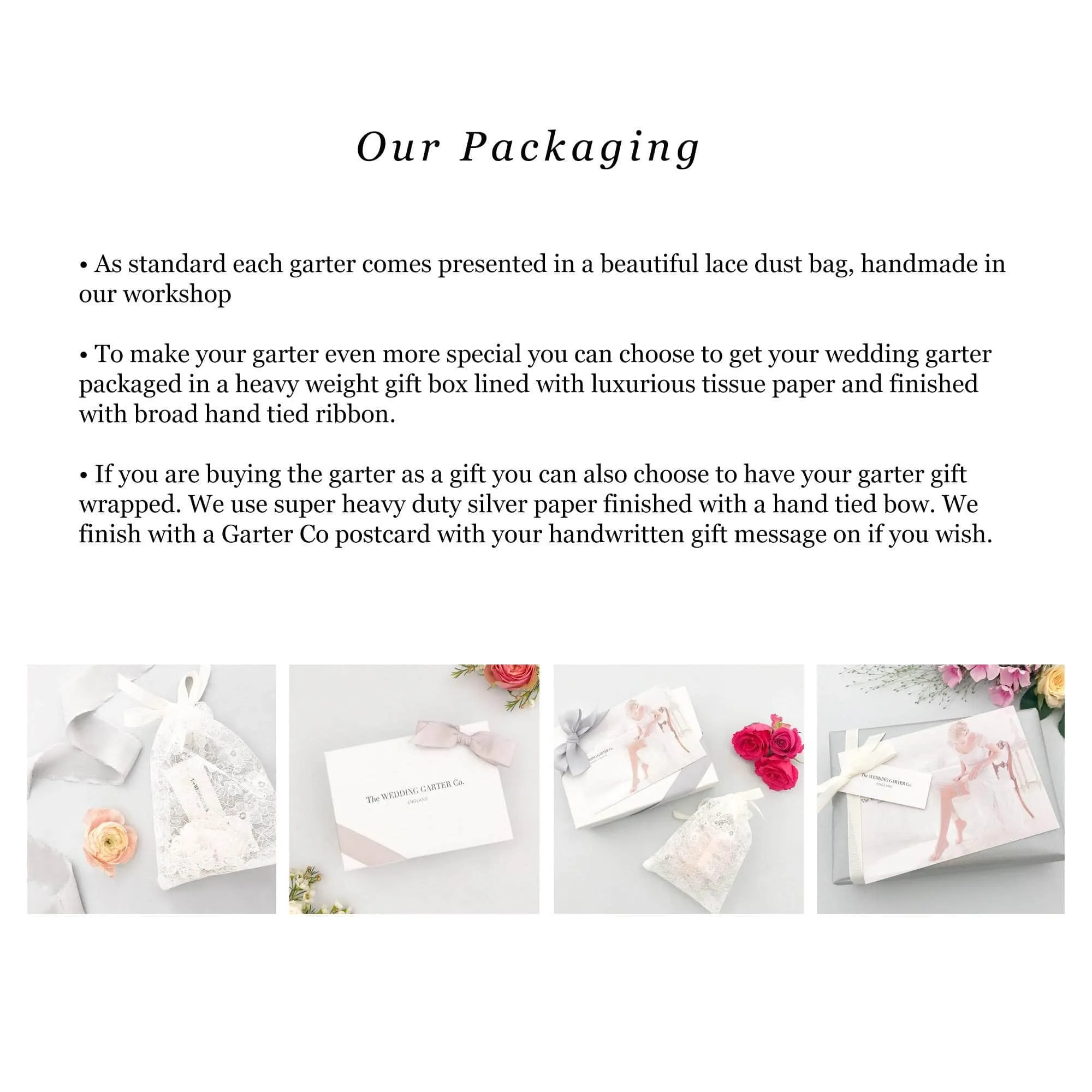 Tulle wedding garter (various colours) - 'Tallé'