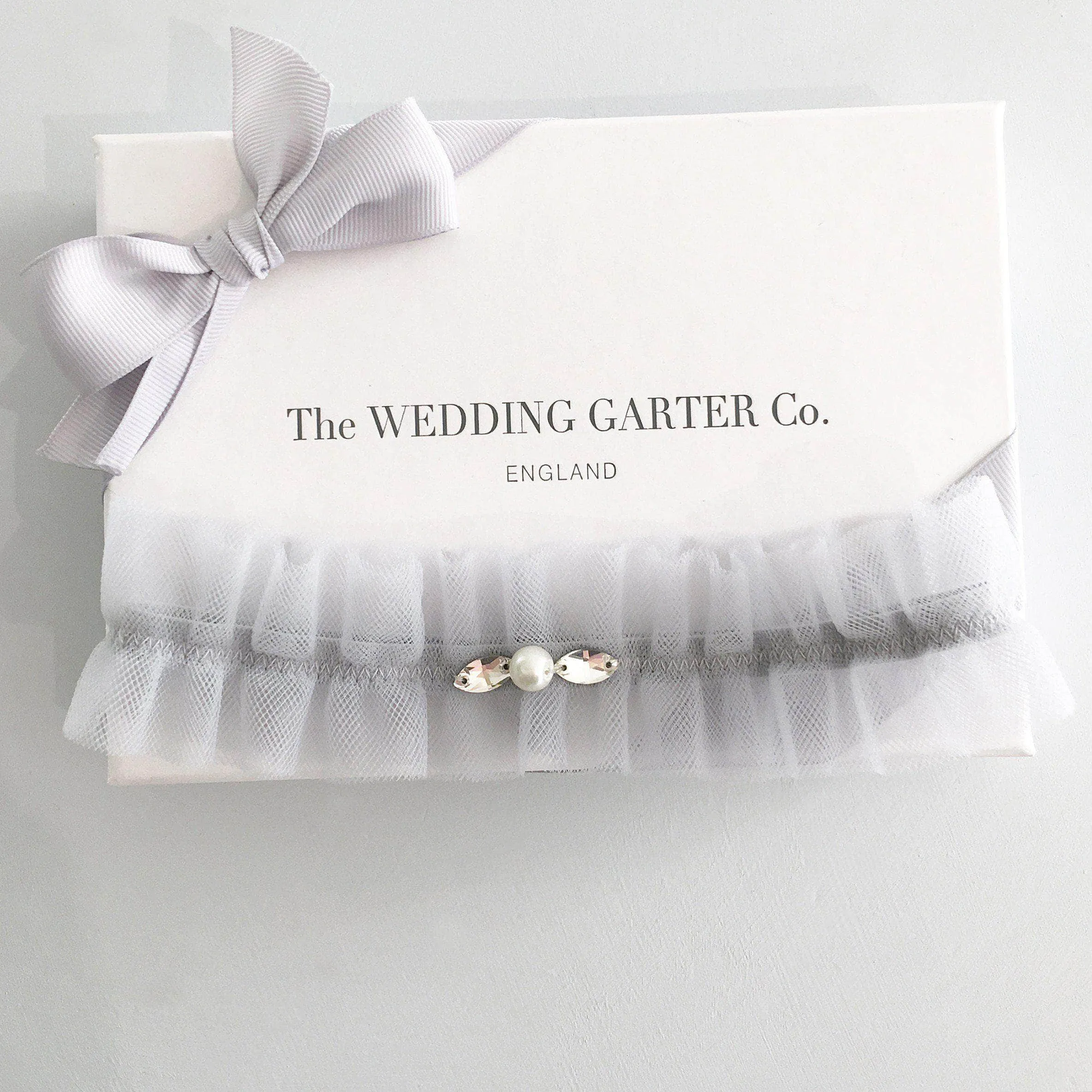 Tulle wedding garter (various colours) - 'Tallé'