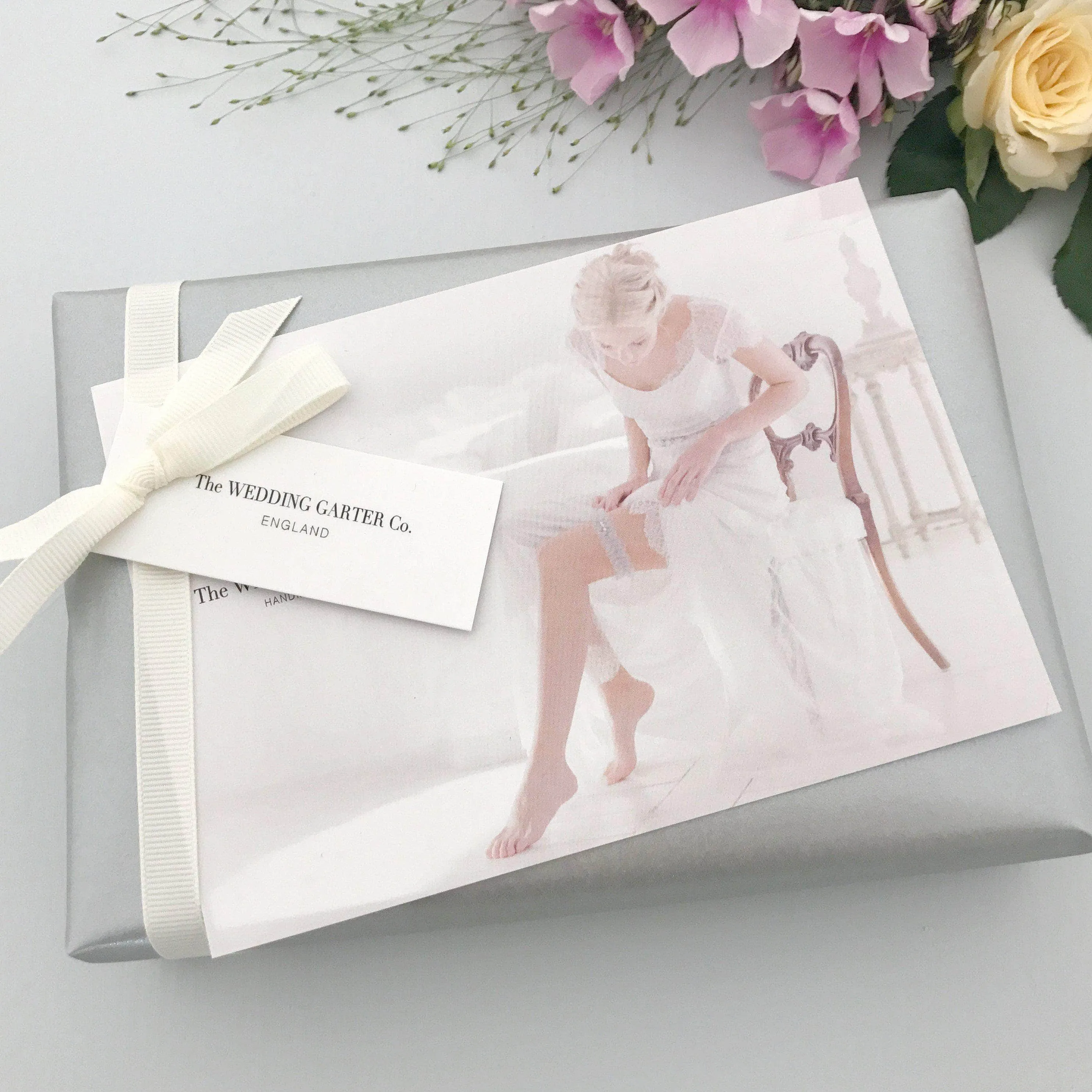Tulle wedding garter (various colours) - 'Tallé'