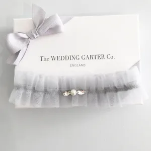 Tulle wedding garter (various colours) - 'Tallé'
