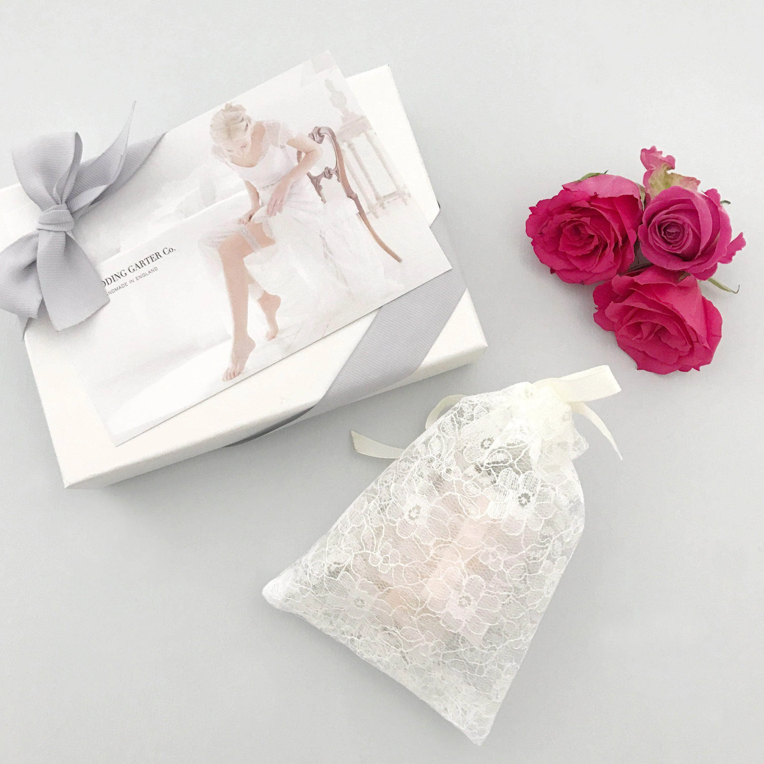 Tulle wedding garter (various colours) - 'Tallé'