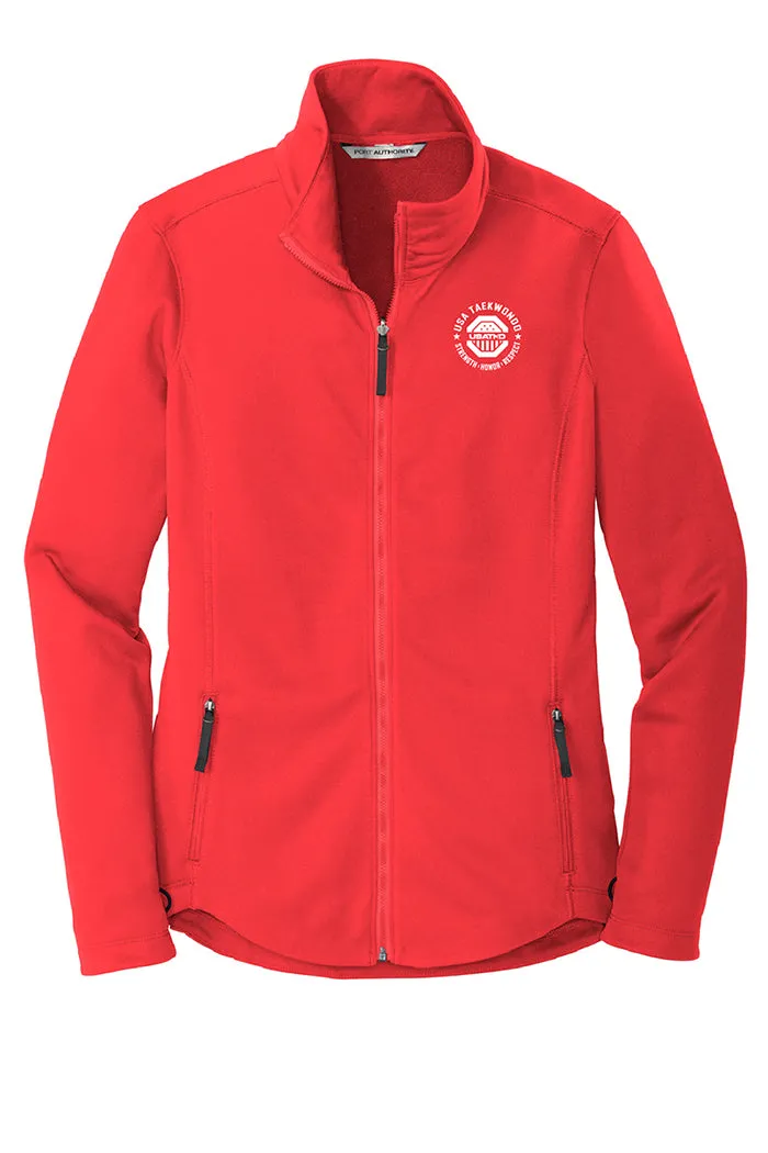 USATKD Ladies Emblem Smooth Fleece Jacket