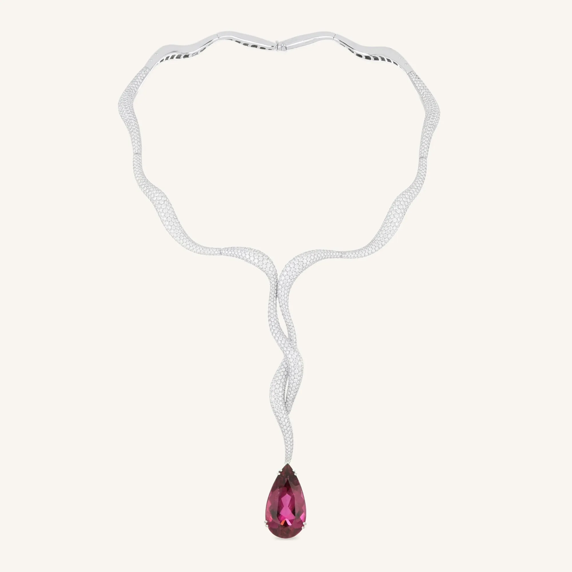 Venere collier with rubellite