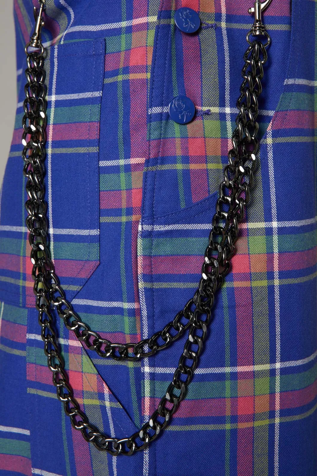 Werewolf Tartan Goth Overall