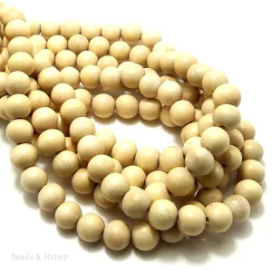 Whitewood Round 8mm (16-Inch Strand)