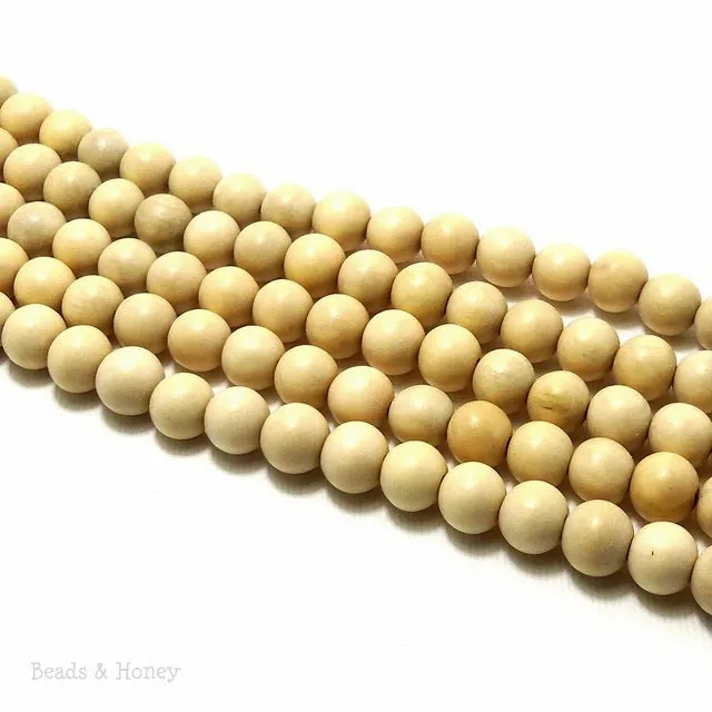 Whitewood Round 8mm (16-Inch Strand)
