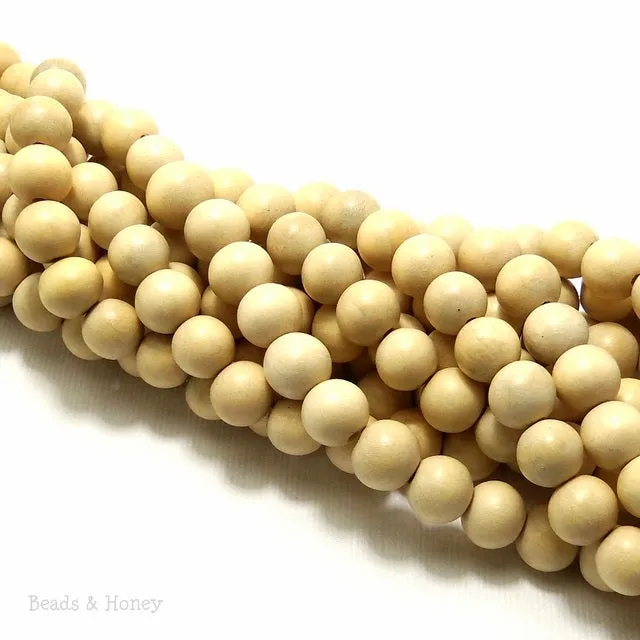 Whitewood Round 8mm (16-Inch Strand)